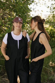 MELANI DENIM ROMPER IN BLACK DENIM by Smash + Tess - Blue Sky Fashions & Lingerie