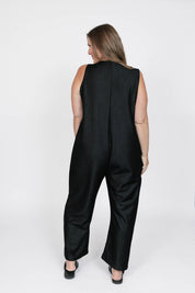 MELANI DENIM ROMPER IN BLACK DENIM by Smash + Tess - Blue Sky Fashions & Lingerie