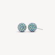 MERMAID SCALES SPARKLE BALL™ STUD EARRINGS 8MM - Blue Sky Fashions & Lingerie