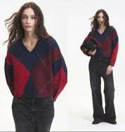 Micah Sweater - Navy melange - Blue Sky Fashions & Lingerie