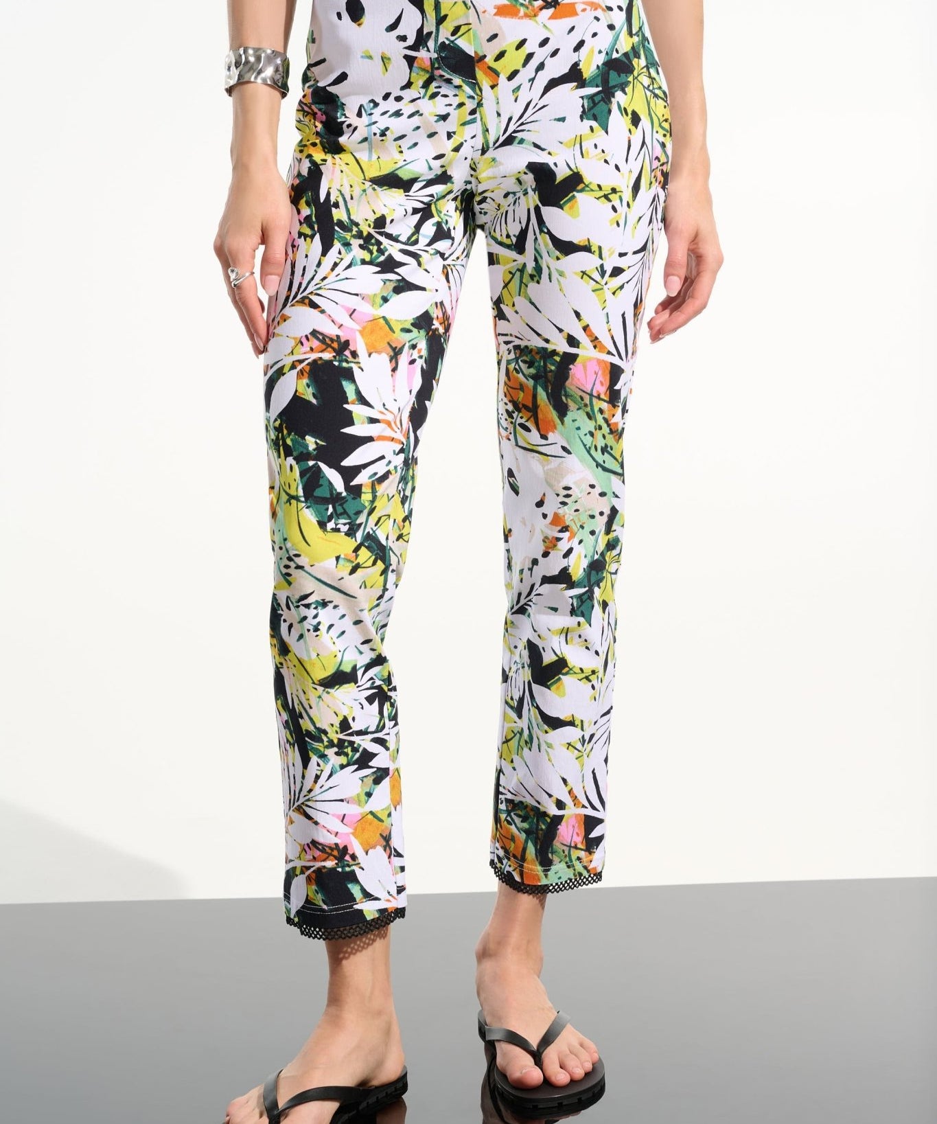 Millennium Tropical Print Pull - On Pants - Blue Sky Fashions & Lingerie