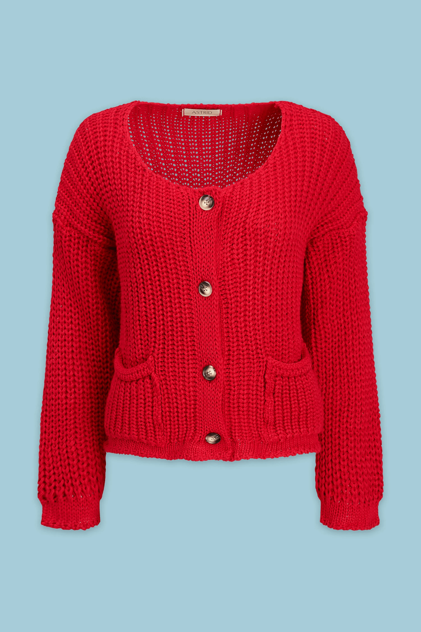 Milli Cardigan - red - Blue Sky Fashions & Lingerie