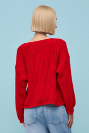 Milli Cardigan - red - Blue Sky Fashions & Lingerie