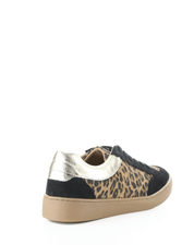 Missy leather sneakers by Bos & Co - leopard print - Blue Sky Fashions & Lingerie