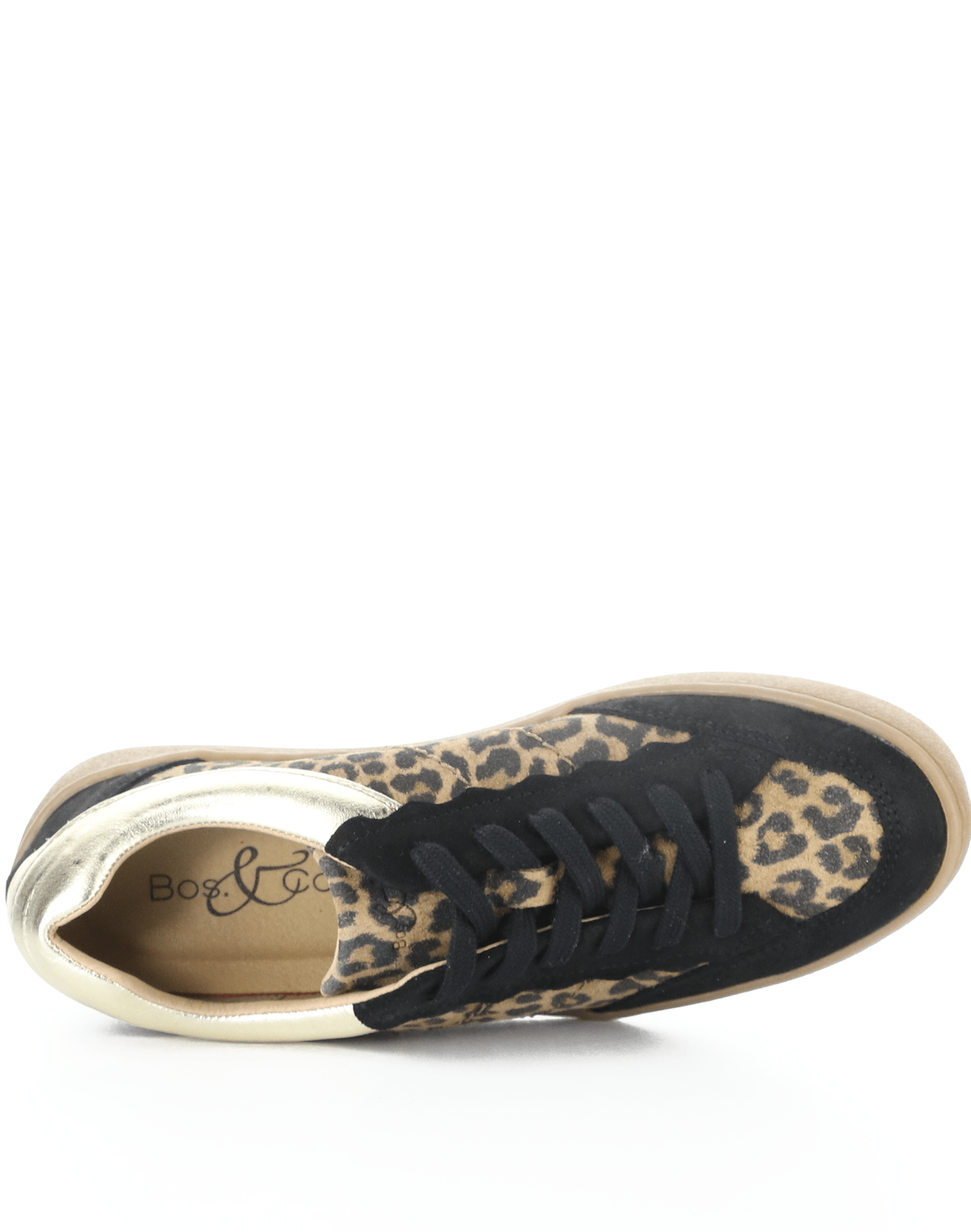 Missy leather sneakers by Bos & Co - leopard print - Blue Sky Fashions & Lingerie
