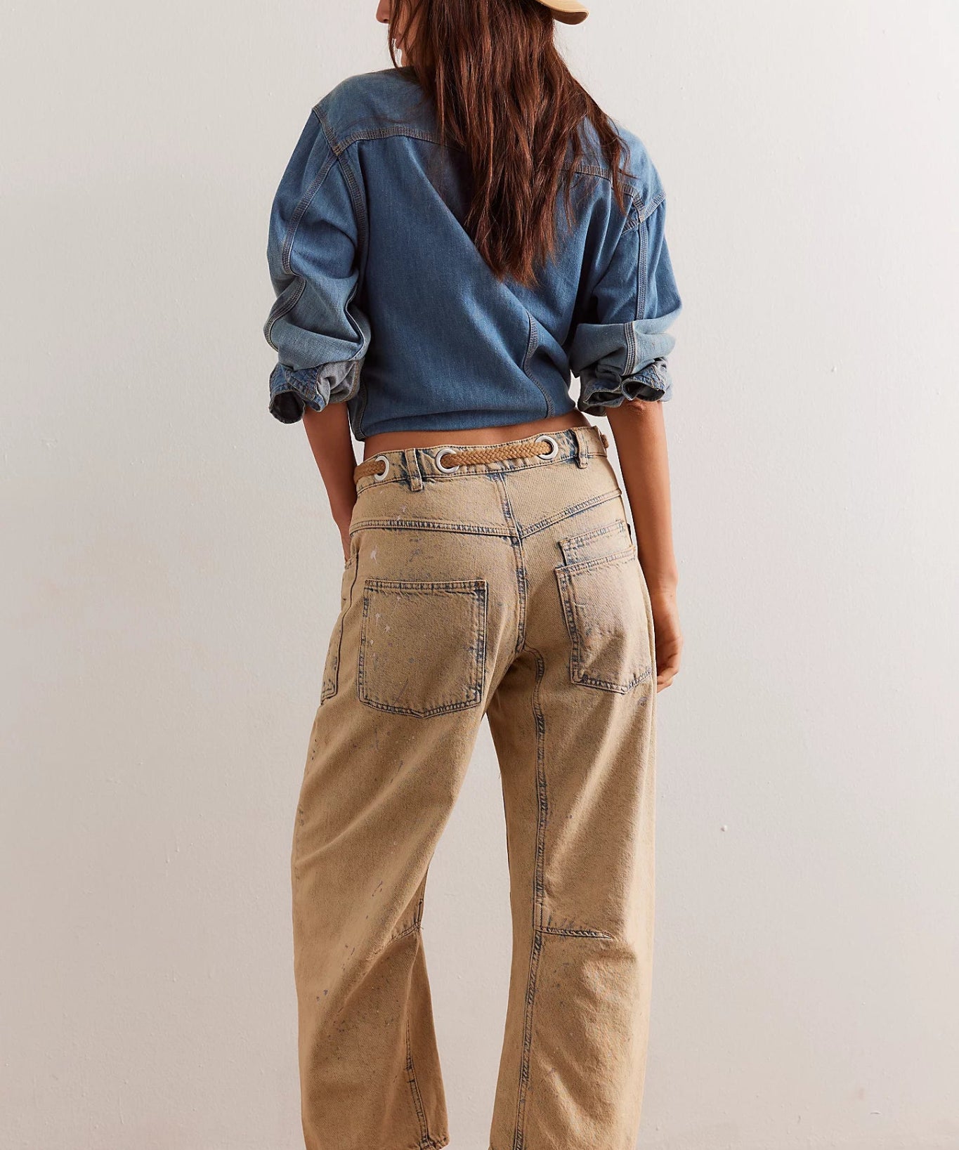 Moxie Low Slung Barrel Jeans - Cowboy - Blue Sky Fashions & Lingerie