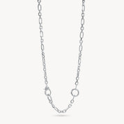 MULTI - STATION LARIAT CHARM NECKLACE - STERLING SILVER - Blue Sky Fashions & Lingerie