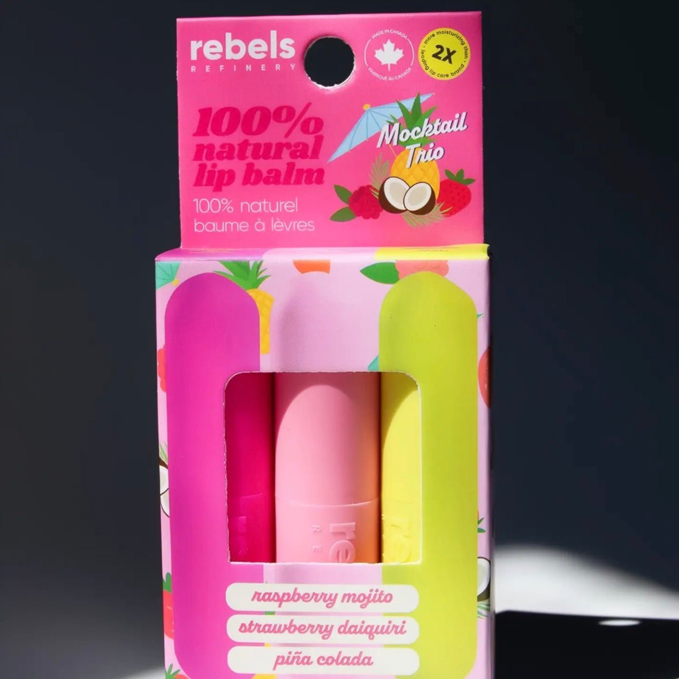 New Mocktail 3 pack lip balm - Blue Sky Fashions & Lingerie