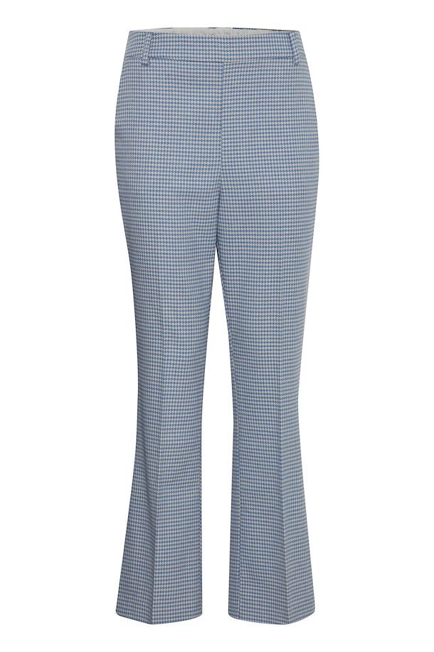 NICOL Trousers - Blue Houndstooth - Blue Sky Fashions & Lingerie