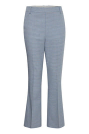 NICOL Trousers - Blue Houndstooth - Blue Sky Fashions & Lingerie