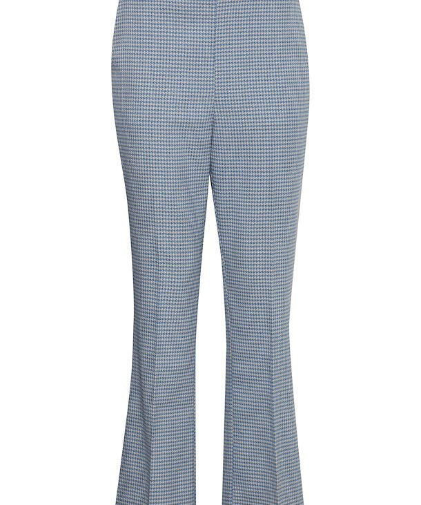 NICOL Trousers - Blue Houndstooth - Blue Sky Fashions & Lingerie