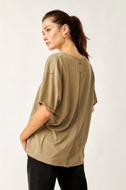 Nina Tee - olive stone - Blue Sky Fashions & Lingerie