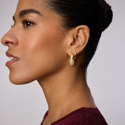 NOVA STATEMENT HOOP EARRINGS - 14K GOLD VERMEIL - Blue Sky Fashions & Lingerie