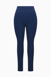 Nylon Spandex Compression Leggings 26125 Indigo - Blue Sky Fashions & Lingerie