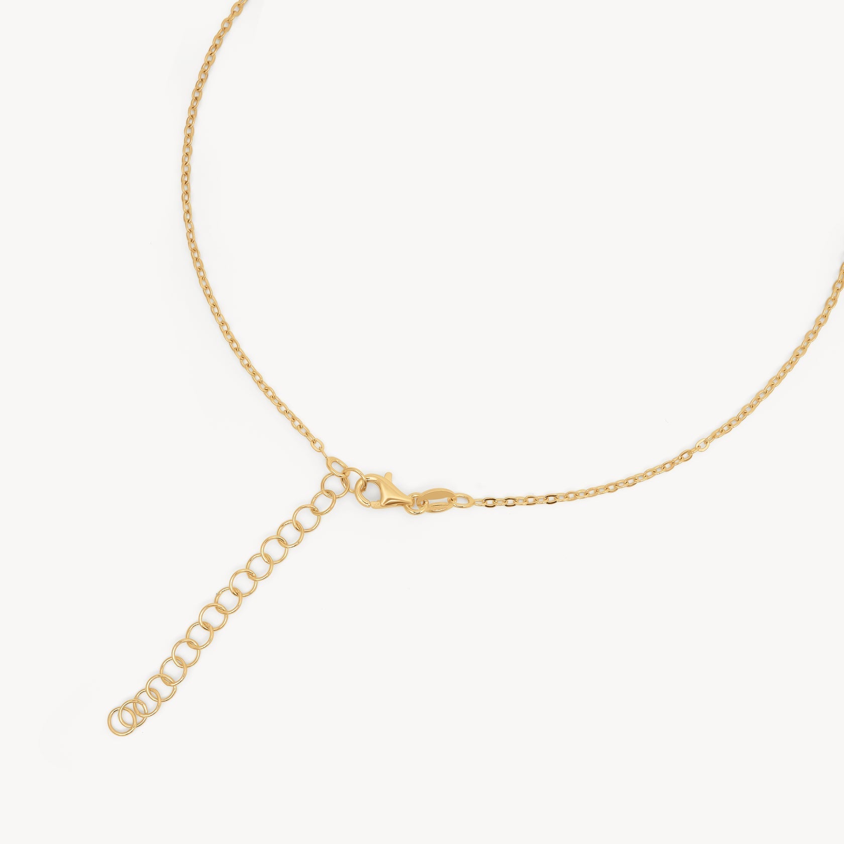 OPAL CHARM NECKLACE - 14K GOLD VERMEIL - Blue Sky Fashions & Lingerie