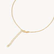 OPAL CHARM NECKLACE - 14K GOLD VERMEIL - Blue Sky Fashions & Lingerie