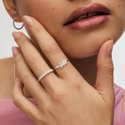 OPAL RING SET - STERLING SILVER - Blue Sky Fashions & Lingerie