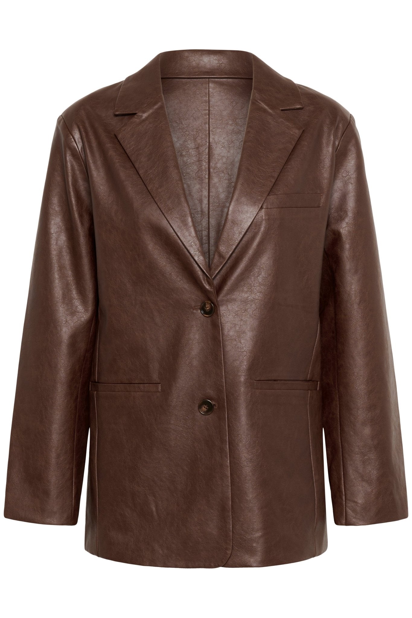 Paloma Vegan Leather Blazer - Blue Sky Fashions & Lingerie