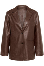 Paloma Vegan Leather Blazer - Blue Sky Fashions & Lingerie