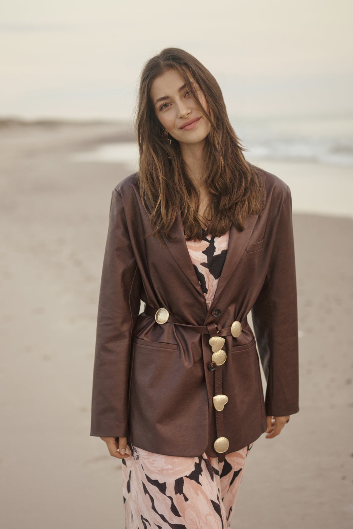 Paloma Vegan Leather Blazer - Blue Sky Fashions & Lingerie