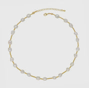 Pearl and Gold Chain Necklace - Blue Sky Fashions & Lingerie
