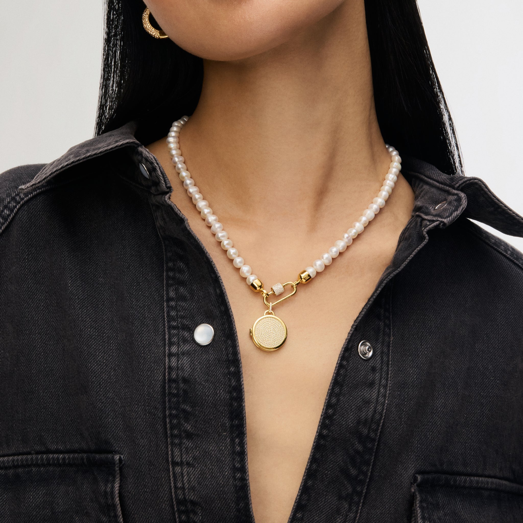 PEARL CHARM NECKLACE BASE - Blue Sky Fashions & Lingerie