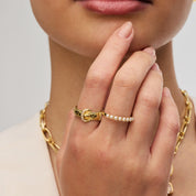 PEARL ETERNITY RING - Blue Sky Fashions & Lingerie