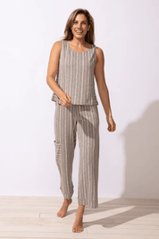 Peruvian Cotton Driftwood Renew Pant - Fog - Blue Sky Fashions & Lingerie