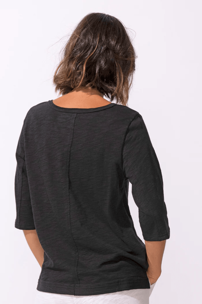 Peruvian Cotton Magic Tee (Take it Up a Notch!) Black - Blue Sky Fashions & Lingerie