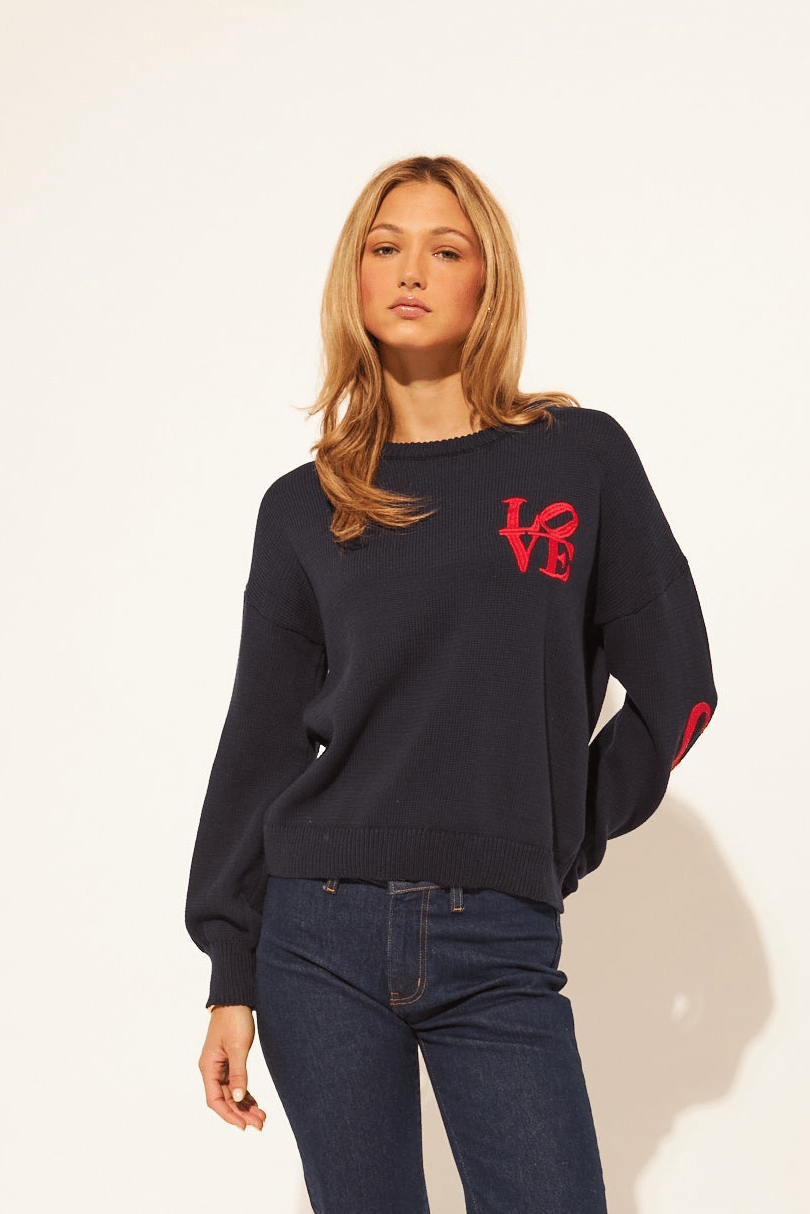 Pierre sweater - midnight love - Blue Sky Fashions & Lingerie