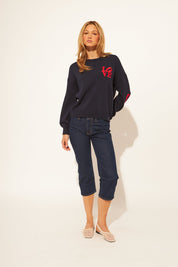 Pierre sweater - midnight love - Blue Sky Fashions & Lingerie