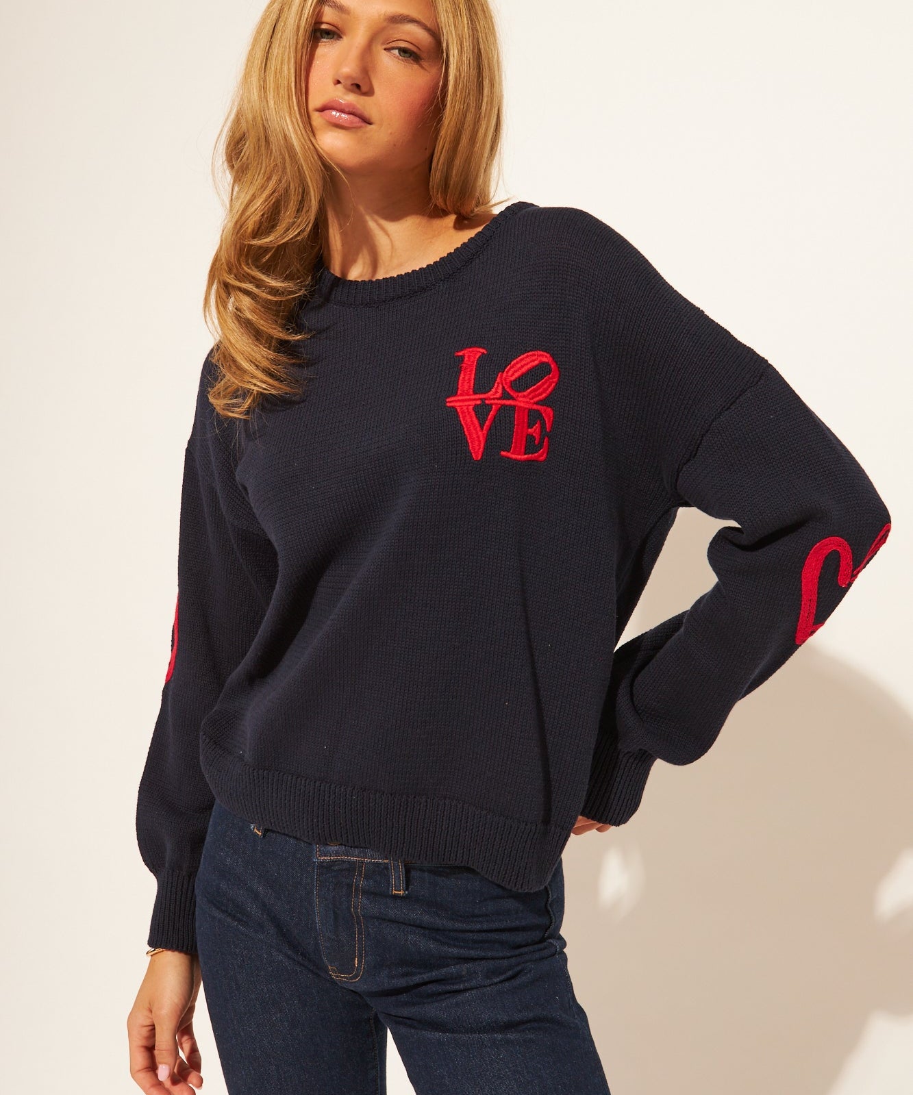 Pierre sweater - midnight love - Blue Sky Fashions & Lingerie