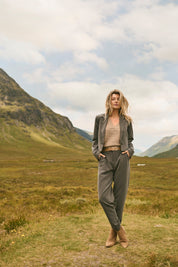 Pinstripe Ankle Pants by Cream - Blue Sky Fashions & Lingerie