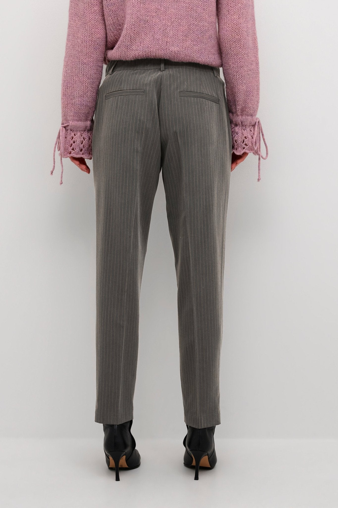 Pinstripe Ankle Pants by Cream - Blue Sky Fashions & Lingerie