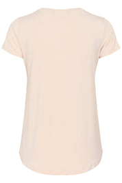 Poppy V - neck T-shirt - White Cap - Blue Sky Fashions & Lingerie