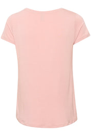 Poppy v - neck tee by Culture - pale mauve - Blue Sky Fashions & Lingerie