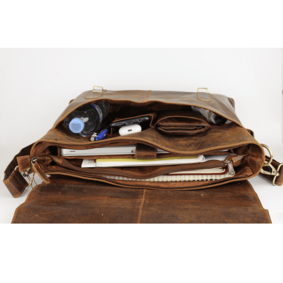 PORTLAND LEATHER LAPTOP BAG - SANDAL - Blue Sky Fashions & Lingerie