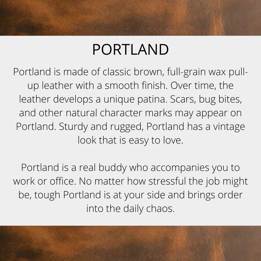 PORTLAND LEATHER LAPTOP BAG - SANDAL - Blue Sky Fashions & Lingerie