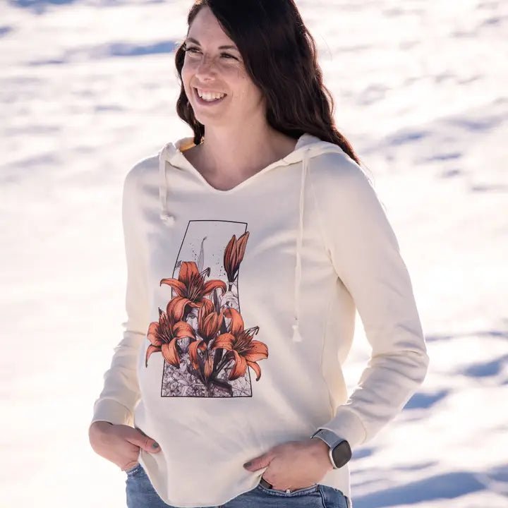 Prairie Lily Province Premium Hoodie | Saskatchewan Apparel - Blue Sky Fashions & Lingerie