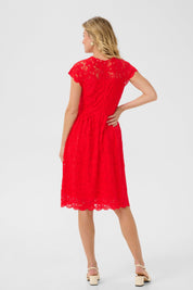 Pria lace dress in red - Blue Sky Fashions & Lingerie