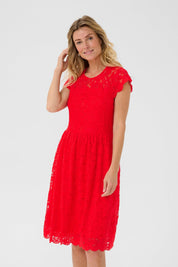 Pria lace dress in red - Blue Sky Fashions & Lingerie