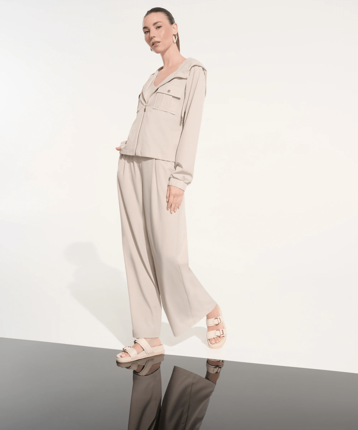 Pull - On Wide Leg Pants 262622 - Blue Sky Fashions & Lingerie