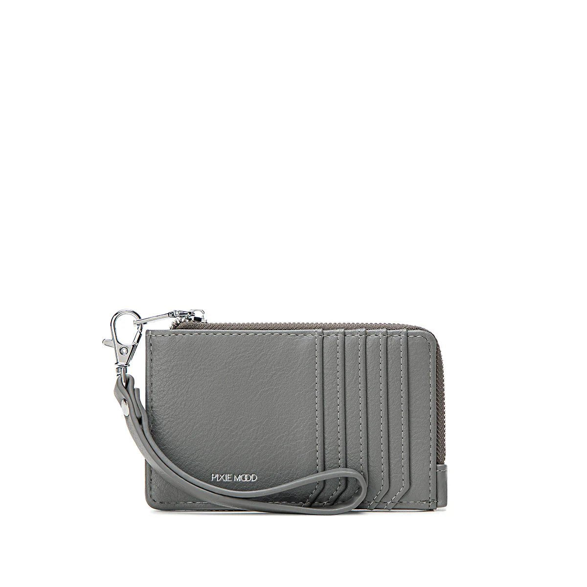 Quinn Card Wallet - Grey Pebbled - Blue Sky Fashions & Lingerie