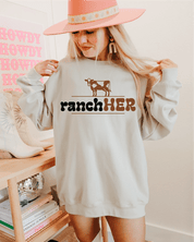 Ranchher Unisex Crewneck - Sand - Blue Sky Fashions & Lingerie