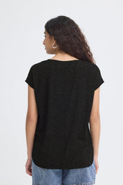 Rebel Crewneck Tee - black - Blue Sky Fashions & Lingerie
