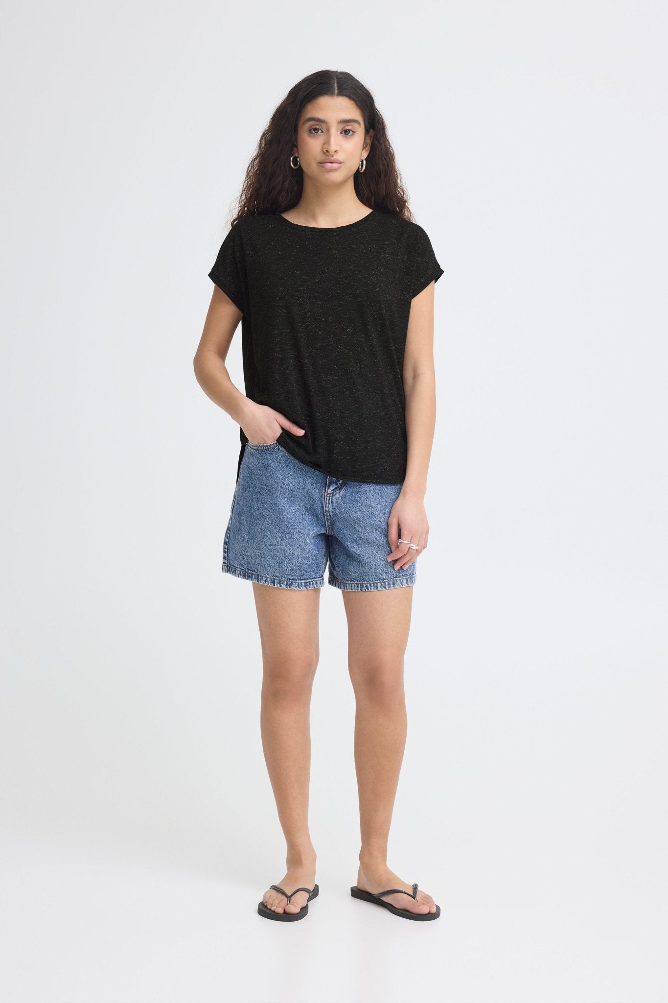 Rebel Crewneck Tee - black - Blue Sky Fashions & Lingerie