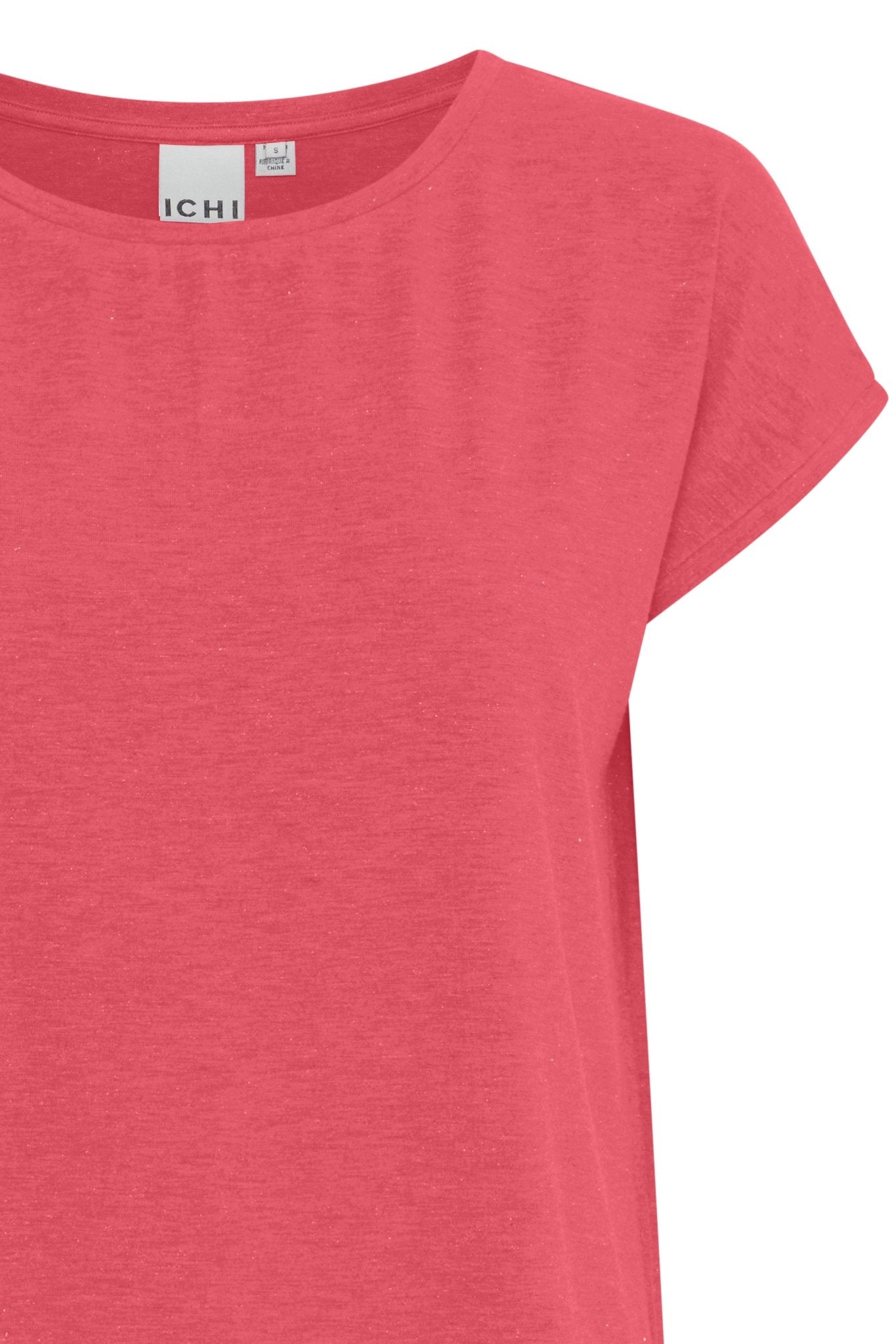 Rebel Crewneck Tee -holly berry - Blue Sky Fashions & Lingerie