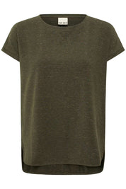 Rebel Crewneck Tee -rosin - Blue Sky Fashions & Lingerie