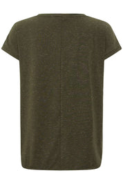 Rebel Crewneck Tee -rosin - Blue Sky Fashions & Lingerie