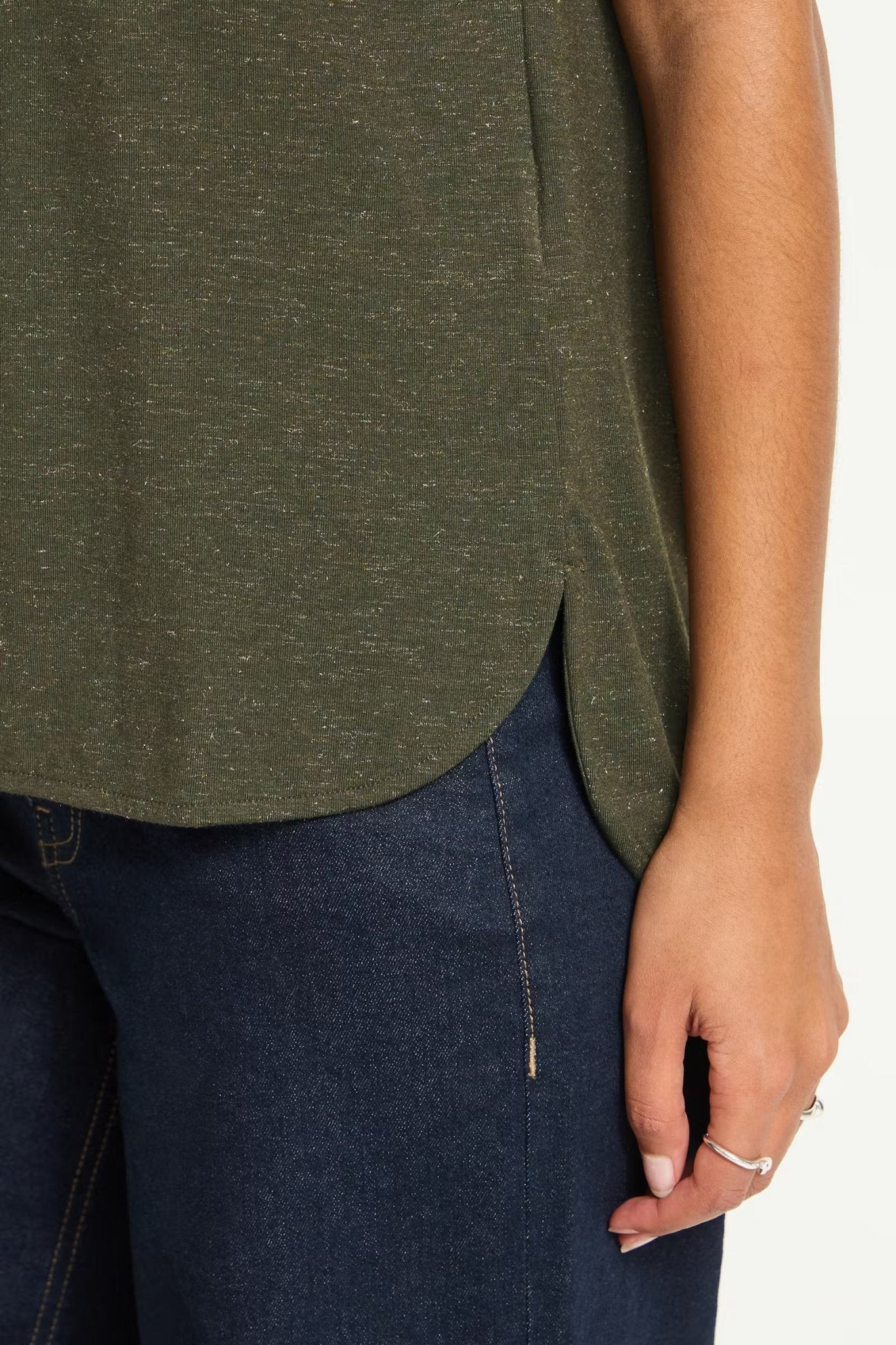 Rebel Crewneck Tee -rosin - Blue Sky Fashions & Lingerie